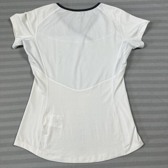 Arc'teryx Shirt Womens XS White A/S Tee V-Neck Mesh Athletic Hiking Trail - Picture 8 of 8